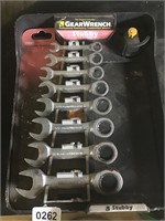 Stubby SAE wrench set