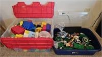 Storage Boxes Filled With Large & Small Pieces of