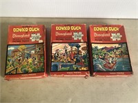 3 Walt Disney - Donald Duck Puzzles