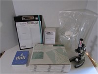 Box of Various Science and Educational Items