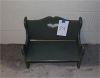 Small bench (Child or doll or plant stand size)