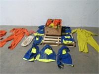 Assorted Welding Hood Covers and Coveralls-