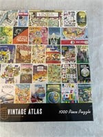 Vintage Atlas 1000 pc Puzzle