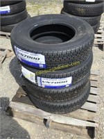 E. set 4 – new ST205/75R15 radial trailer tires