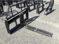 E. new 48" Kivel 3500lb pallet fork attachment