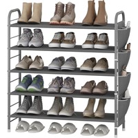 SUOERNUO Shoe Rack Storage Organizer 5 Tier Free S