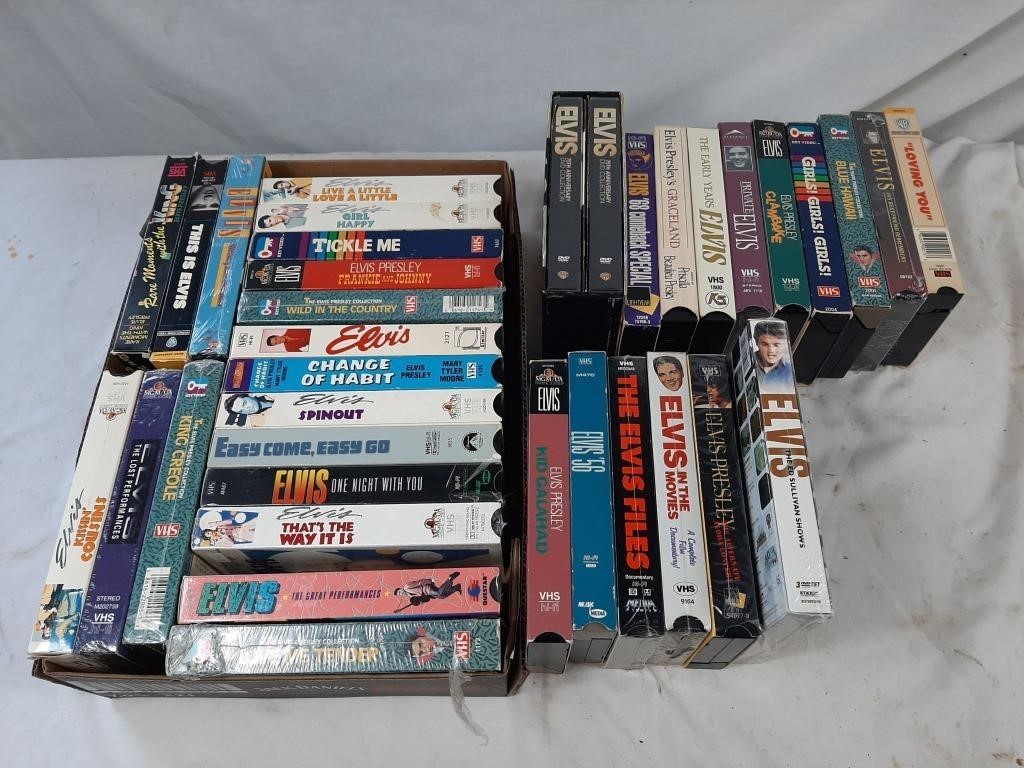 Elvis Presley VHS collection