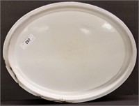 20" Oval Enamelware Platter