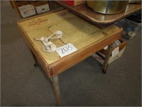 Vintage Wood Baby Walker Table
