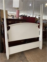 AMERICAN DREW WHITE TALL POSTER QUEEN SIZE BED