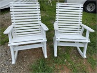 PAIR OF PORCH ROCKERS