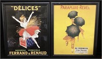 (2) LEONETTO CAPPIELLO PRINTS, ‘’DELICES’’ &