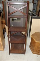Wooden Ladder Tiered Shelves/Bookshelf