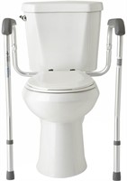 Medline Guardian Toilet Safety Rails  Silver