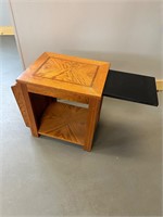 Side Table/ Magazine Holder 23"x15"x21" T