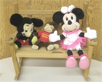 Rocking Bench w/Disney Characters