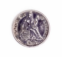Coin 1887-S Liberty Seated Dime Choice XF