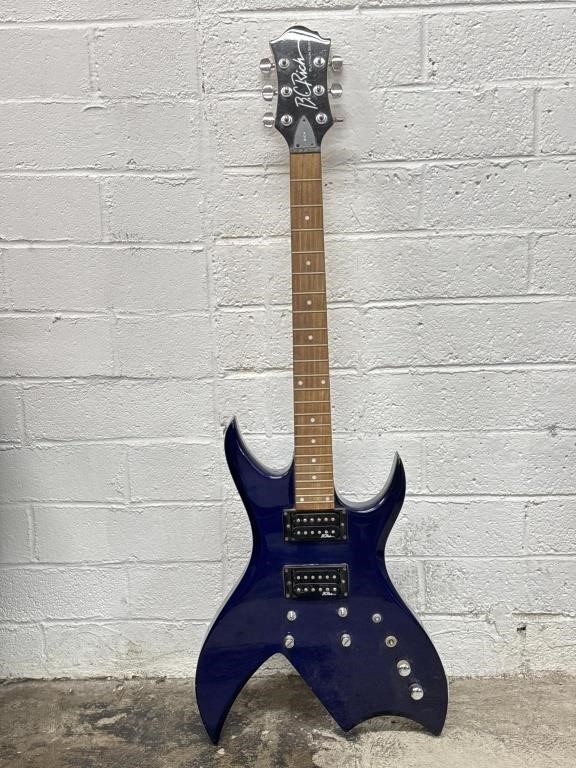 B.C. Rich Platinum Series Indigo Purple Guitar