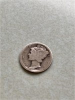 1917? Mercury dime/date is hard to read