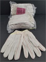 (24) Industrial Cloth Work Gloves