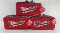 (3) New Milwaukee Tool Storage Bags