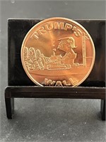 Trump's Wall 1 Oz Copper Round