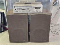 Vintage Fisher Stereo Receiver and Speakers