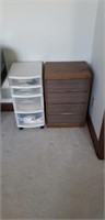 Two 4 Drawer Cabinets