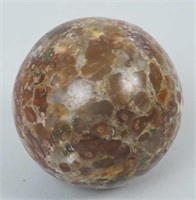 Carved & Polished Ibis Jasper Stone Sphere