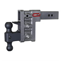 GEN-Y GH-623 MEGA-Duty Adjustable 6" Drop Hitch wi