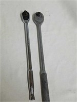 2 long handled socket wrenches Carlyle & Proto