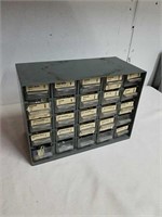 Small Hardware storage cabinet with Hardware 11.5