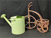 Watering can 1-1/2G with 17" bicycle planter