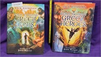GREEK GODS & GREEK HEROES HARDBACK BOOKS