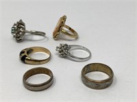 Assorted Gold Electroplated Rings