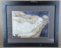 Adam & Eve by Gustav Klimt