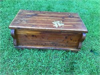 Vintage Cedar Storage Trunk