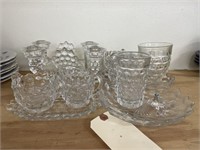 15 Pcs Glassware - Candlesticks - Stemware