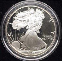 1989 1oz Silver American Eagle Proof