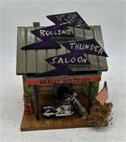 Harley Davidson 'Rolling Thunder Saloon' Bird Hous