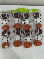 NEW - Sports Themed Fillable Plastic Easter Eggs