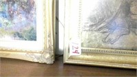 3 pictures/ center is an original oil painting