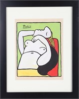 PABLO PICASSO ORIGINAL WOMAN OIL PAINTING  AFTER