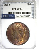 1925-S Peace MS64 LISTS $950