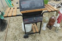 Sunbeam gas grill with lava rock
