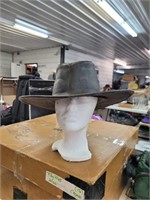 Leather hat  no size