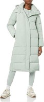 ong-Length Hooded Puffer Coat LARGE