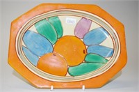 Clarice Cliff fantasque "Oranges" cake plate