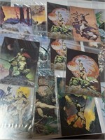 Lot of Frazetta Collector Cards - See Pics