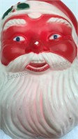 Vintage plastic light up Santa face